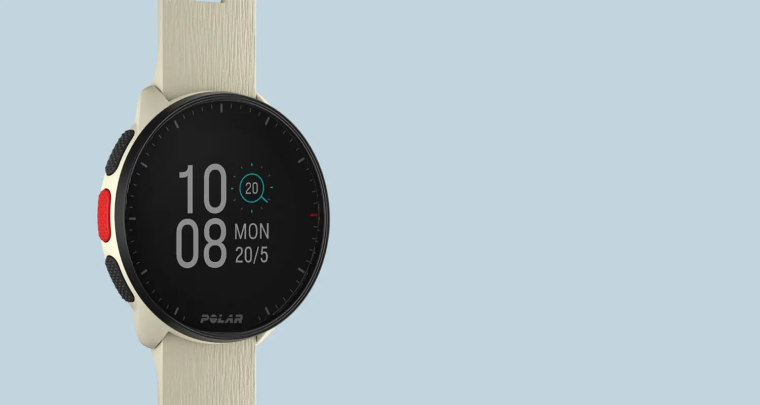 GPS sports watch in Cloud White colorway with sleek design and performance tracking | Polar Philippines