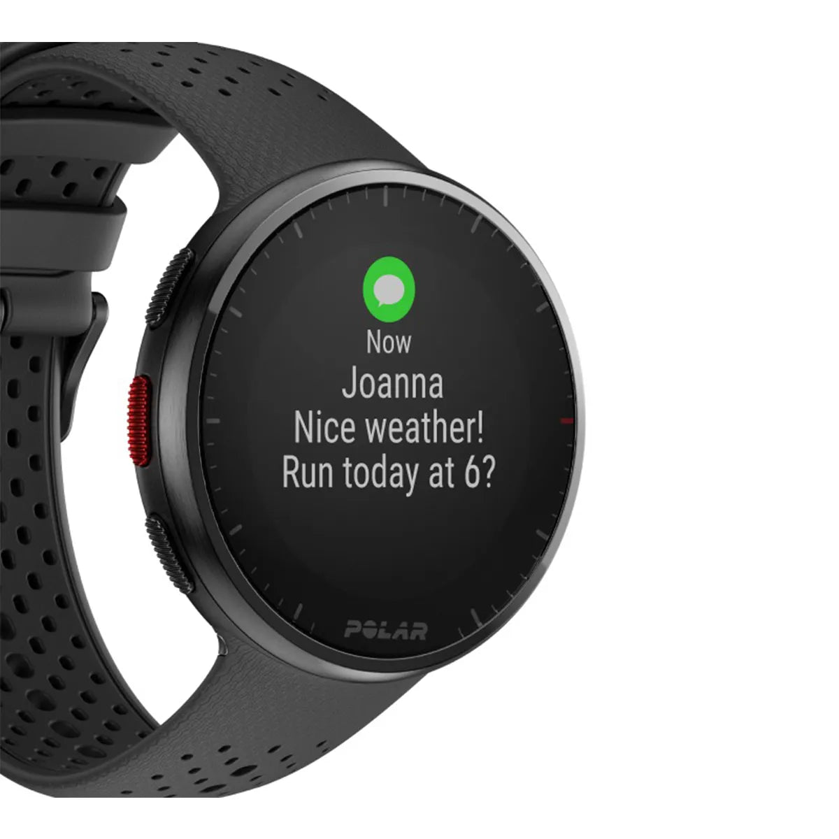 Smartwatch displaying messaging features for notifications and connectivity | Polar Philippines
