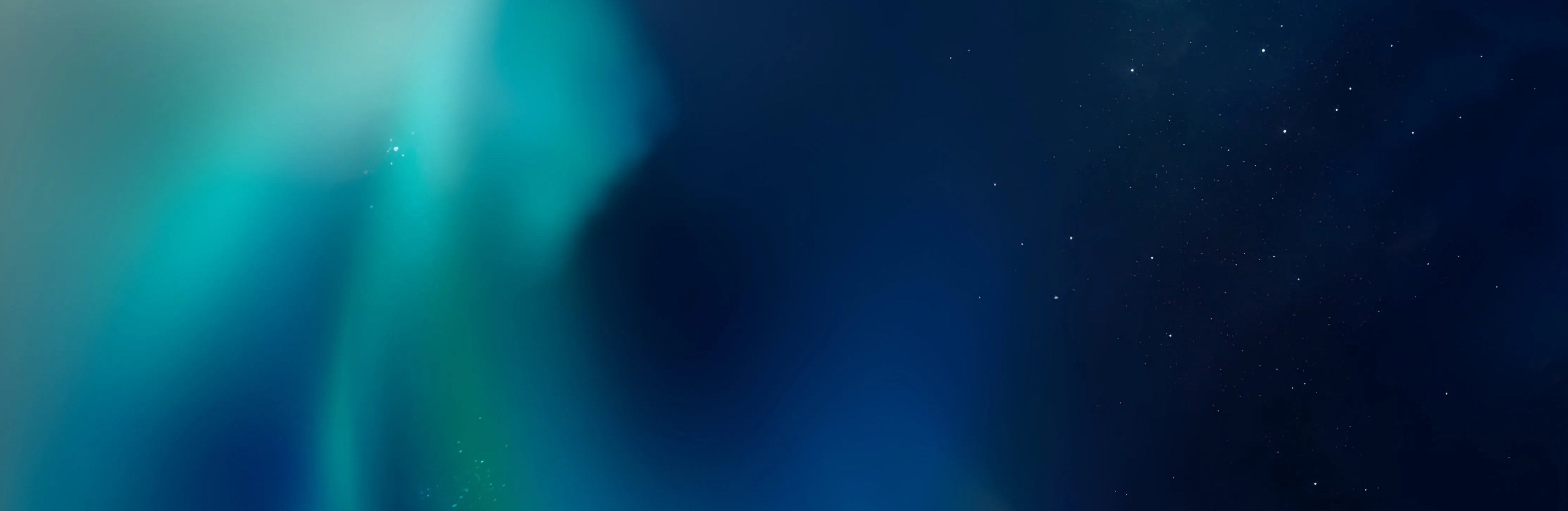Abstract aurora-inspired blue and teal light waves against a starry night sky | Altitude Philippines
