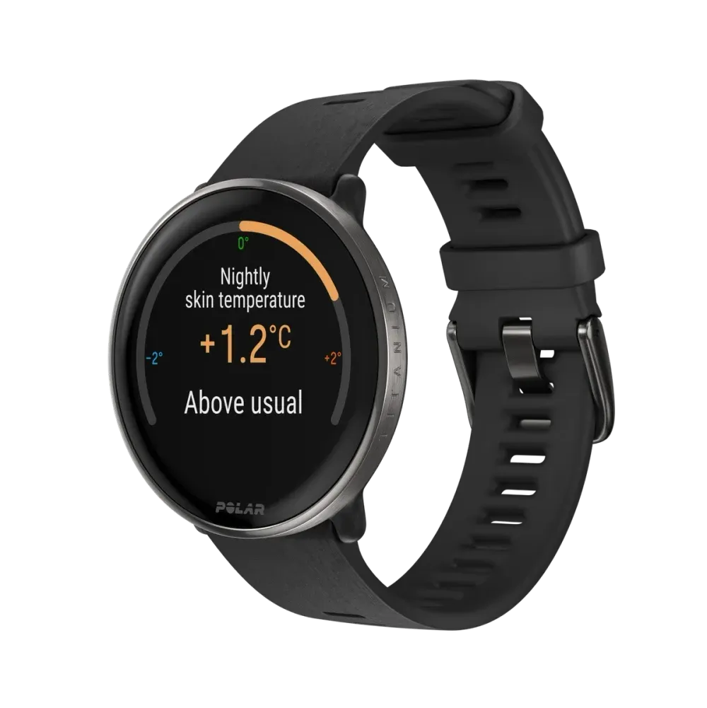 Smartwatch displaying nightly skin temperature insights | Polar Philippines