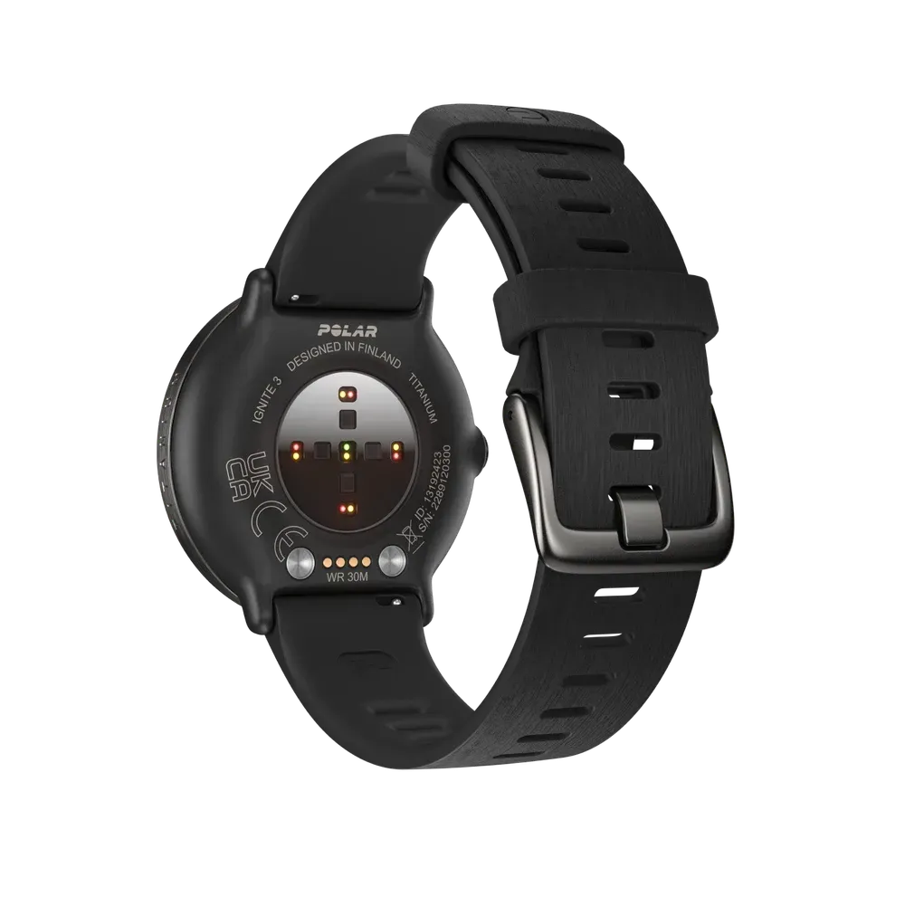 Back view of a smartwatch with optical heart rate sensors | Polar Philippines
