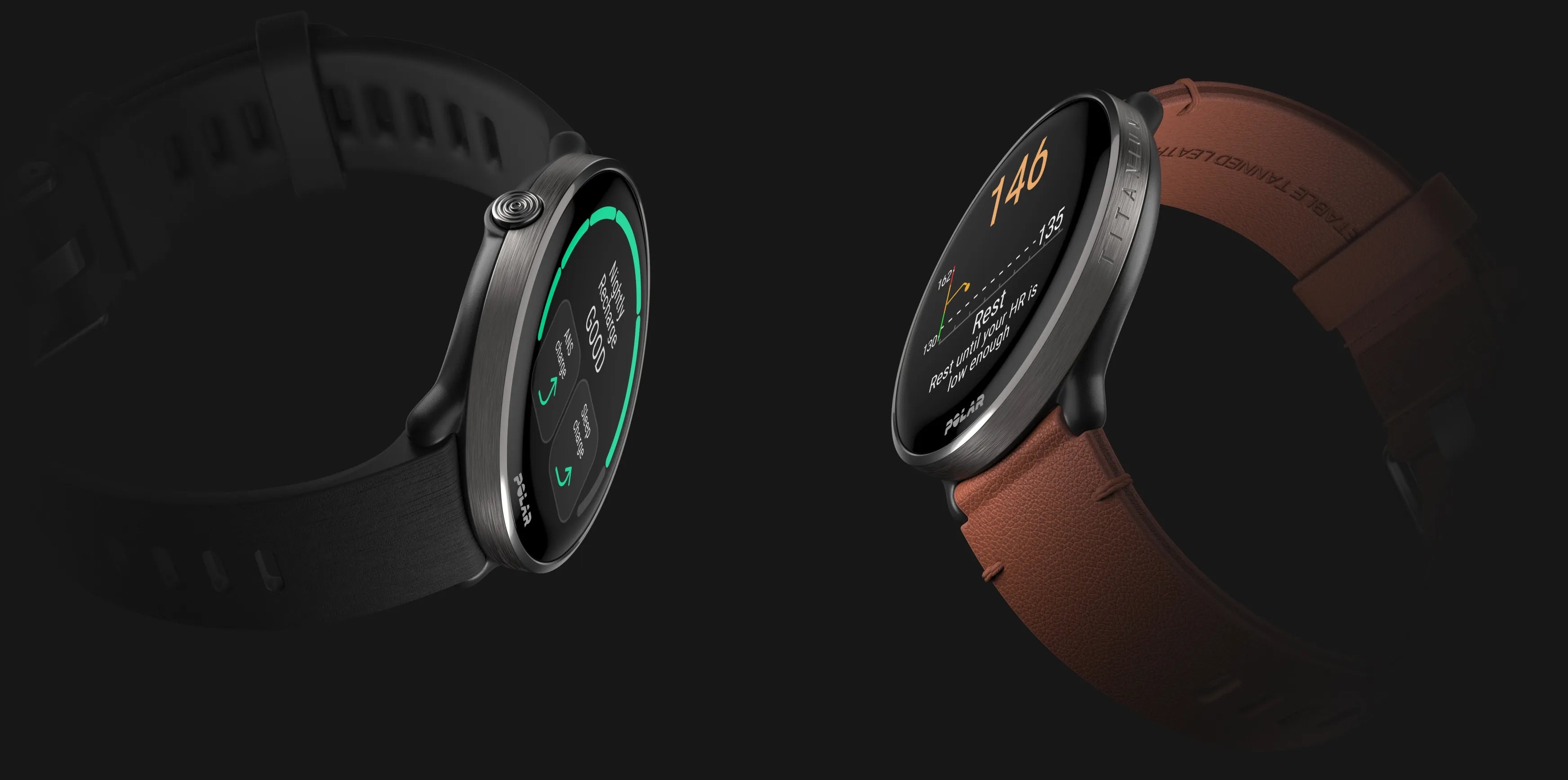 Smart fitness watches with silicone and leather straps | Polar Philippines