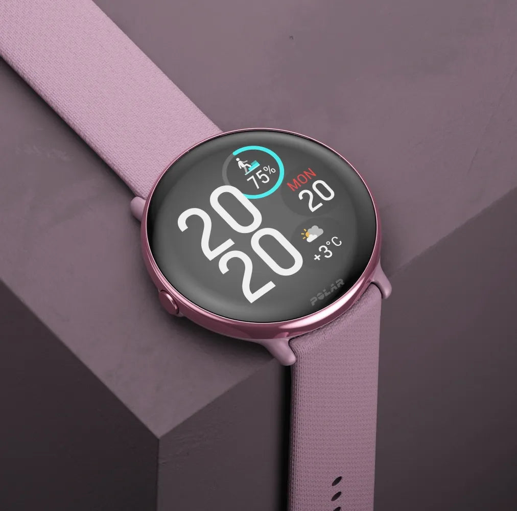 Smartwatch with digital display and lavender sport band | Polar Philippines