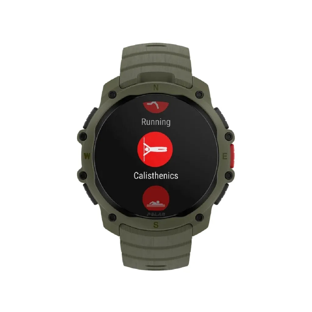 Polar Street X Urban Sports Watch Forest Green Front View | Polar Philippines