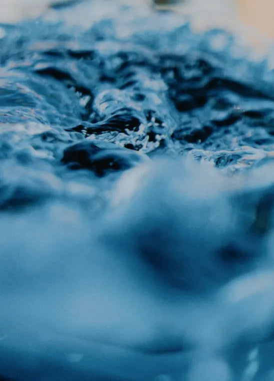 Close-up of flowing water highlighting durability and water resistance | Polar Philippines