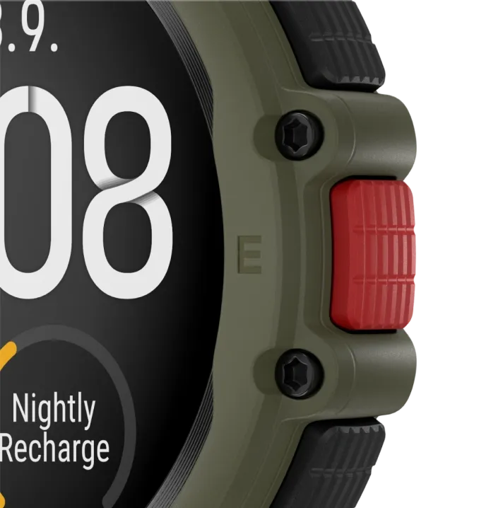 Close-up of lightweight sports watch featuring Nightly Recharge tracking | Polar Philippines