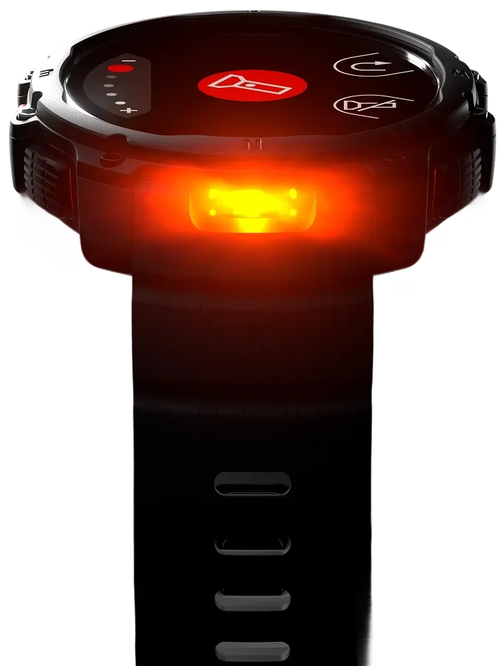 Urban sports watch with LED flashlight mode for early runs and night visibility | Polar Philippines
